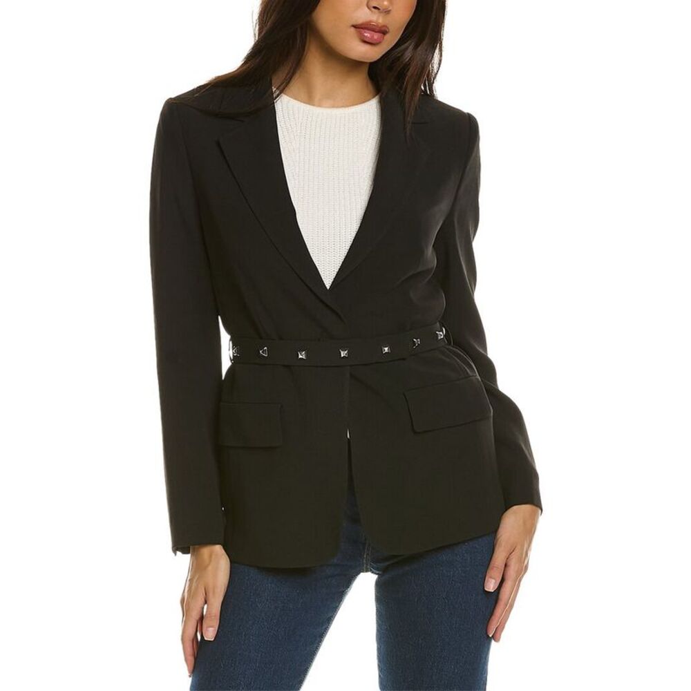 Hugo Boss Womens Boss  Belted Jacket, Black